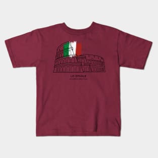 Colosseum Rome Italy Landmark CIty Kids T-Shirt